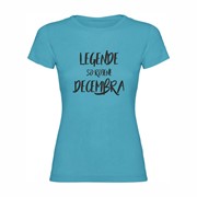 Ženska majica Legende rojene Decembra