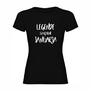 Ženska majica Legende rojene Januarja