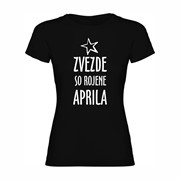Ženska majica Zvezde rojene Aprila