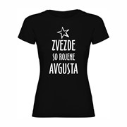 Ženska majica Zvezde rojene avgusta