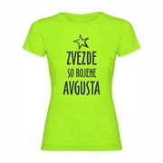 Ženska majica Zvezde rojene avgusta