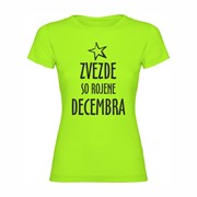 Ženska majica Zvezde rojene Decembra
