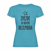 Ženska majica Zvezde rojene Decembra