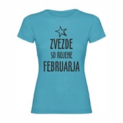 Ženska majica Zvezde rojene Februarja