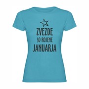Ženska majica Zvezde rojene Januarja