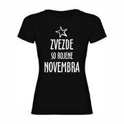 Ženska majica Zvezde rojene Novembra