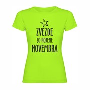 Ženska majica Zvezde rojene Novembra