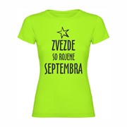 Ženska majica Zvezde rojene Septembra