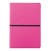 Deluxe puhafedelű A5-ös jegyzetfüzet, rózsaszín