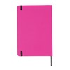 Basic keményfedelű PU A5-ös jegyzetfüzet, rózsaszín
