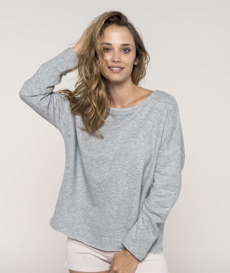ladies oversized sweatshirt