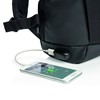Madrid lopásgátló RFID USB laptop hátizsák, PVC-mentes, feke