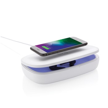 Boitier de stérilisation UV pour smartphone Capsule avec chargeur à  induction 5W