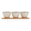 Ukiyo set zdjela za posluživanje od 3 komada s pladnjem od bambusa