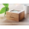 CAMPO TEA - Bambusz teafilter tartó doboz