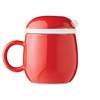 Keramička šalica s poklopcem SANTA 370 ml