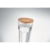 SEMPRE - Čaša s poklopcem/podmetačem od bambusa