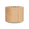 ROUND LUX - Okrugli bežični zvučnik od bambusa
