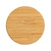 FSC® certificirani okrugli bežični punjač od bambusa od 5 W