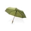 21"-es Impact AWARE™ RPET automata bambusz esernyő 190T