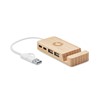 HUBSTAND-Bamboo USB 4 portos hub