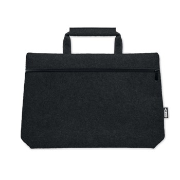 TAPLA RPET FELT ZIPPERED LAPTOP BAG