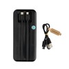 Turbopack RCS újrah.műa.powerbank 10000mAh beépített kábelek