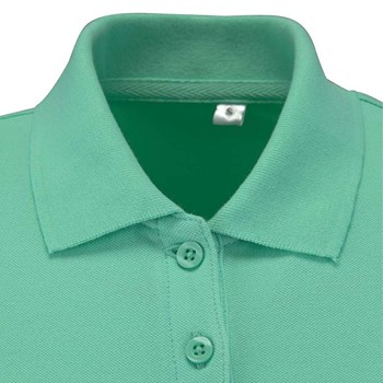 Lifeline Green Polo Shirts Womens Lifeline Polo Shirt (Mint Green